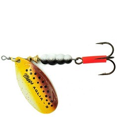 Вращающаяся Блесна Mepps Aglia Fluo №5 13 гр Brown   af-5-b — цена и наличие в каталоге