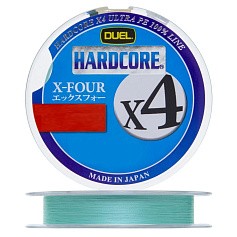 Плетеный шнур Duel PE Hardcore X4 150 м  PE # 0,6 Milky Green 0,132 мм   H3273-MG — цена и наличие в каталоге