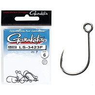 Крючок Одинарный Gamakatsu LS-3423F New Label Hooks Black №6 7 шт    149123-006 — варианты, разновидности модели