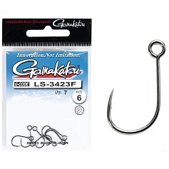 Крючок Одинарный Gamakatsu LS-3423F New Label Hooks Black №6 7 шт    149123-006 — цена и наличие в каталоге