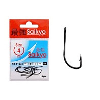 Крючок Одинарный Saikyo KH-11004 Crystal №4 10 шт BN   KH-11004BN4-10 — варианты, разновидности модели