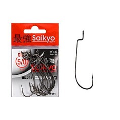 Крючок Офсетный Saikyo BS-2311 №5/0 10 шт BN   BS-2311BN5/0-10 — цена и наличие в каталоге