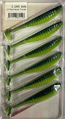Силиконовая приманка Reins S Cape Shad 4.8 129 мм 4 шт L01-Chartreuse Thunder   SCS4.8-L01 — цена и наличие в каталоге