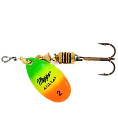 Вращающаяся Блесна Mepps Aglia Fluo №2 4,5 гр Tiger   af-2-t — цена и наличие в каталоге
