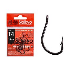 Крючок Одинарный Saikyo KH-10008 Idumezina №14 10 шт BN   KH-10008BN14-10 — цена и наличие в каталоге