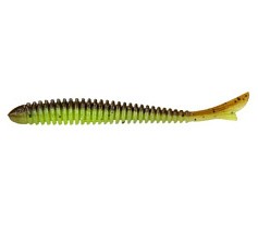 Силиконовая приманка Bait Breath U30 Fish Tail Ringer 3.5 89 мм 7 шт 931 Green Pumpkin/Chart (2Tone Colo — цена и наличие в каталоге