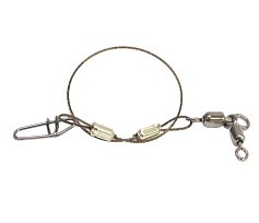Поводок Ryugi Wire Caro Swivel 14 см 23 кг   2 шт 51lb  ZWS02314 — цена и наличие в каталоге