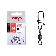 Вертлюг с застежкой Saikyo SA-302 №14 10 шт BN   SA-302-14 — варианты, разновидности модели