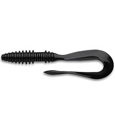 Силиконовая приманка Keitech Mad Wag 7 180 мм 9 шт #001 Black — цена и наличие в каталоге