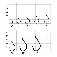 Крючок Одинарный Saikyo KH-10008 Idumezina №2 10 шт BN   KH-10008BN2-10 — цена и наличие в каталоге