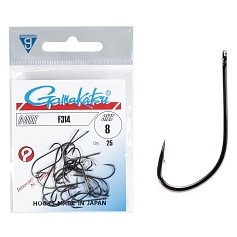 Крючок Одинарный Gamakatsu F314 Hooks Black №08 25 шт    146655-008 — цена и наличие в каталоге
