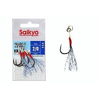Крючок Ассист Saikyo SSA Single Assist №2/0 4 шт GLOW   SSA-2/0-4 — варианты, разновидности модели