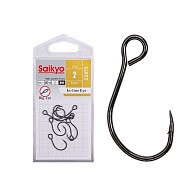 Крючок Одинарный Saikyo SS075 In-line Eye №2 8 шт BN   SS075-BN2-8 — варианты, разновидности модели