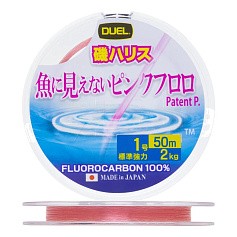 Флюорокарбон Duel Pink Fluorocarbon Fish Cannot See  50 м 0,165 мм    H4387-SP — цена и наличие в каталоге