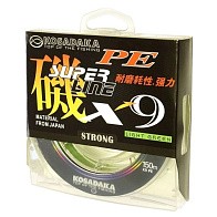 Плетеный шнур Kosadaka Super Line PE X9 150 м  PE # 2,5 Light Green 0,25 мм   BSLX9-150-LG-025 — варианты, разновидности модели