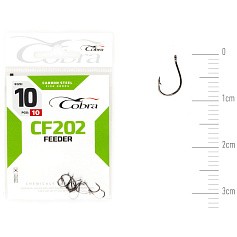 Крючок Одинарный Cobra Feeder Master CF202 №10 10 шт    CF202-010 — цена и наличие в каталоге