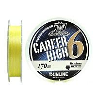 Плетеный шнур Sunline Career High 6 170 м  PE # 1,5 Yellow 0,205 мм — варианты, разновидности модели