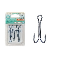 Крючок Двойной Saikyo KH-1145 №2/0 5 шт Blue   KH-11045BL-2/0-5 — цена и наличие в каталоге