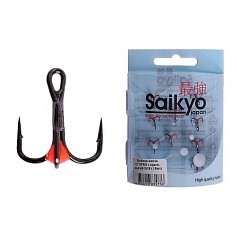 Крючок Тройной Ecopro Saikyo С красной каплей №18 10 шт    EP-TKKA10-18 — цена и наличие в каталоге