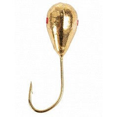 Мормышка Lucky John Капля С отверстием 0,4 гр G и кембриком  LJ08030-02 — цена и наличие в каталоге