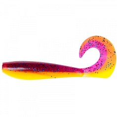 Силиконовая приманка Narval Curly Swimmer 12 120 мм 4 шт 007-Purple Spring   NVCS12007 — цена и наличие в каталоге