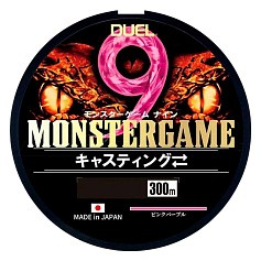 Плетеный шнур Duel Monster Game 9 Casting 300 м  PE # 6 Pink Purple 0,42 мм   H4549-PP — цена и наличие в каталоге