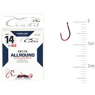 Крючок Одинарный Cobra Allround Capital CA115 №14 10 шт    CA115-014 — варианты, разновидности модели