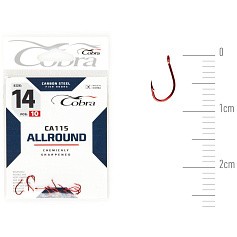 Крючок Одинарный Cobra Allround Capital CA115 №14 10 шт    CA115-014 — цена и наличие в каталоге