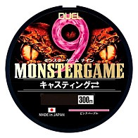 Плетеный шнур Duel Monster Game 9 Casting 300 м  PE # 5 Pink Purple 0,38 мм   H4548-PP — варианты, разновидности модели