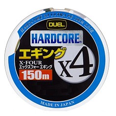 Плетеный шнур Duel PE Hardcore X4 200 м  PE # 1,2 4Color 0,191 мм   H3290 — цена и наличие в каталоге
