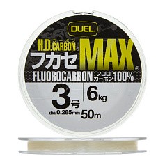 Флюорокарбон Duel H.D. Carbon Max Fluorocarbon 100% 50 м 0,285 мм    H3325 — цена и наличие в каталоге