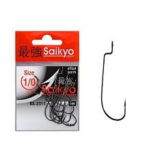 Крючок Офсетный Saikyo BS-2311 №1/0 10 шт BN   BS-2311BN1/0-10 — цена и наличие в каталоге