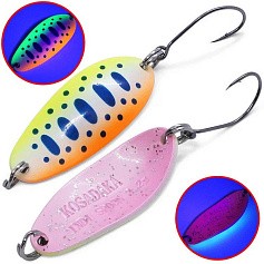 Колеблющаяся Блесна Kosadaka Trout Police Indi Spoon 3,2 гр 32 мм G13PUV   TL-IS-G13PUV — цена и наличие в каталоге