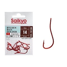 Крючок Одинарный Saikyo KH-10108 Ryusen Bait Holder №14 10 шт R   KH-10108R14-10 — цена и наличие в каталоге