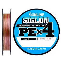 Плетеный шнур Sunline Siglon PE X4 200 м  PE # 3 Multicolor 5C 0,296 мм — цена и наличие в каталоге