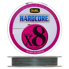 Плетеный шнур Duel PE Hardcore X8 200 м  PE # 0,8 5Color-Yellow Marking 0,153 мм   H3261N-5CBL — цена и наличие в каталоге