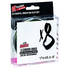 Плетеный шнур Sufix X8 150 м  PE # 0,8 Зеленая 0,148 мм   SX8148GR150 — цена и наличие в каталоге