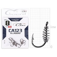 Крючок Одинарный Cobra Allround Pasteholder CA123 №8 10 шт    CA123-008 — варианты, разновидности модели