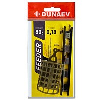 Монтаж Dunaev Inline Feeder Gum 80 1 шт  фидерный с кормушкой  NFL019 — варианты, разновидности модели