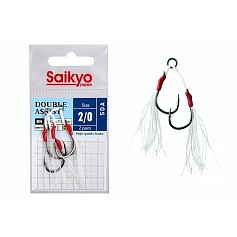 Крючок Ассист Saikyo Double Assist Sda №2/0 2 шт GLOW   SDA-2/0-2 — цена и наличие в каталоге