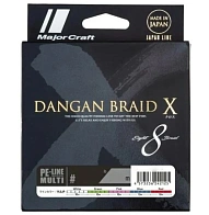 Плетеный шнур Major Craft Dangan Braid X PE X8 300 м  PE # 1,5 Мультиколор 0,19 мм   DBX8-300/1.5MC — варианты, разновидности модели