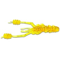 Силиконовая приманка Reins Ring Shrimp 3 76 мм 10 шт 430-Motor Oil gold FLk   RS3-430 — варианты, разновидности модели