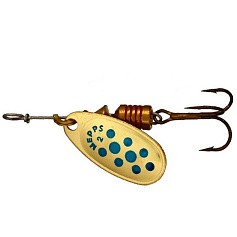 Вращающаяся Блесна Mepps Comet Decoree №2 4,5 гр OR points bleus   cd-2-o-bs — цена и наличие в каталоге