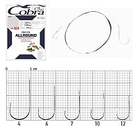 Поводок Cobra Allround CNA102 70 см  0,16 мм  10 шт №8  CNA102-008 — варианты, разновидности модели