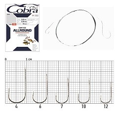 Поводок Cobra Allround CNA102 70 см  0,16 мм  10 шт №8  CNA102-008 — цена и наличие в каталоге