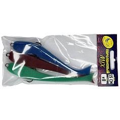 Поролоновая рыбка Мормыш Классическая 15 см 150 мм 3 шт Набор №8 (цв. 31,32,33) С открытым двойником  MPFC15-08 — цена и наличие в каталоге