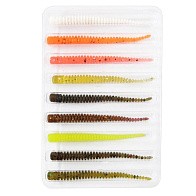 Силиконовая приманка Lucky John King Leech 2.0in 51 мм 9 шт MIX1 Pro Series  140152-MIX1 — варианты, разновидности модели