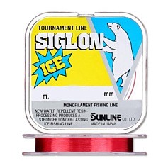 Леска монофильная Sunline Siglon V Ice Fishing 50 м 0,33 мм Red PE# 4 — цена и наличие в каталоге