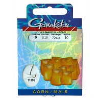 Поводок Gamakatsu Booklet Corn 1130G 75 см  0,18 мм  10 шт №8  140121-008-018 — варианты, разновидности модели