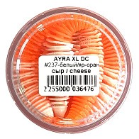 Силиконовая приманка Boroda Baits Ayra XL DC 75 мм 6 шт 237 Белый/Ярко-оранжевый   AYRXL-237 — варианты, разновидности модели